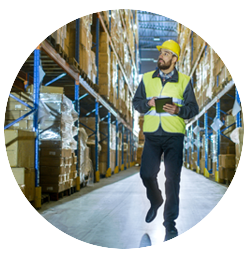 Supply chain manager warehouse