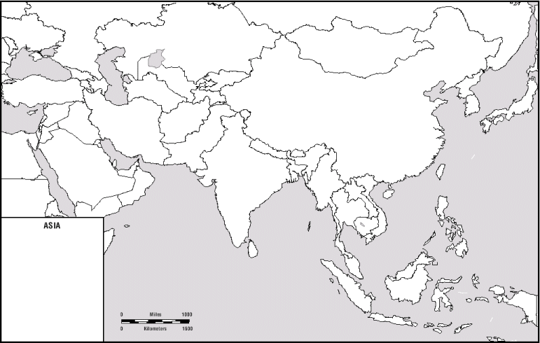 east asia map outline. east asia map outline.