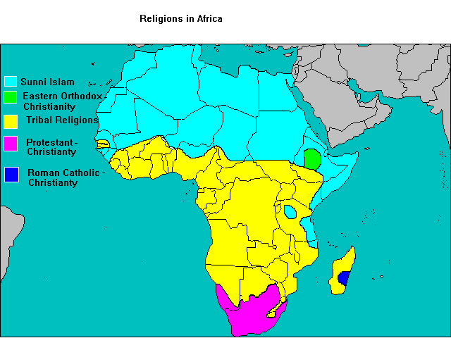 Major Religions Of Africa 97