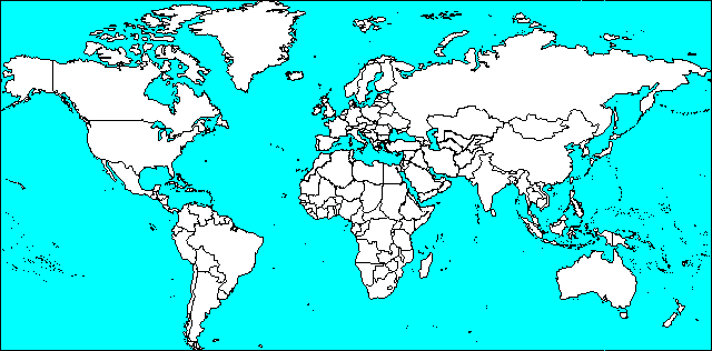 map of oceans and seas of the world