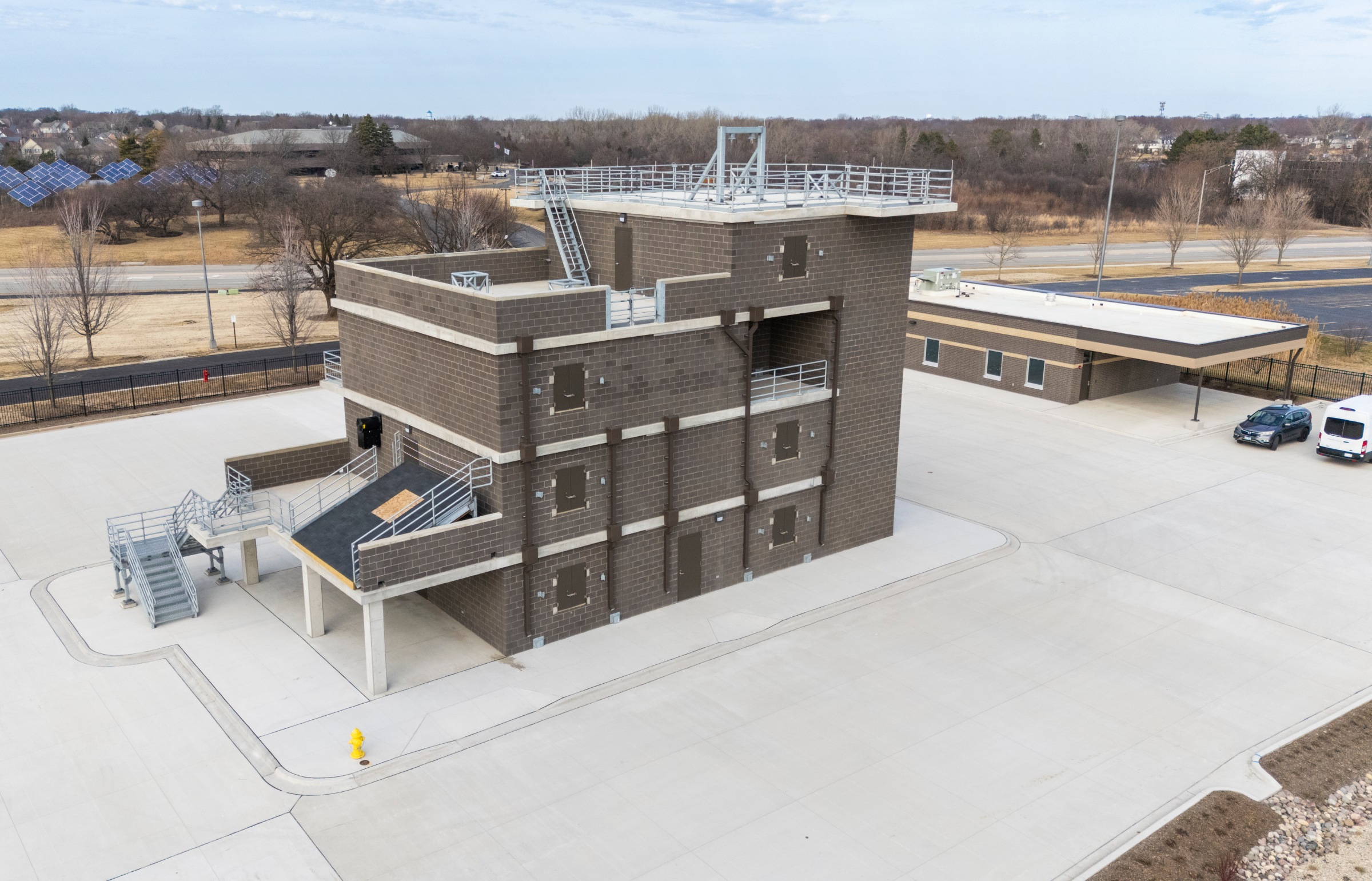 Emergency Services Training Center aerial view