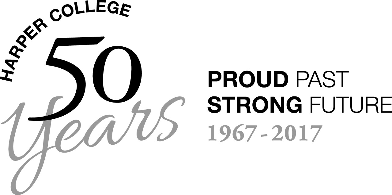 50th toolkit harper college flyers 50th anniversary logo