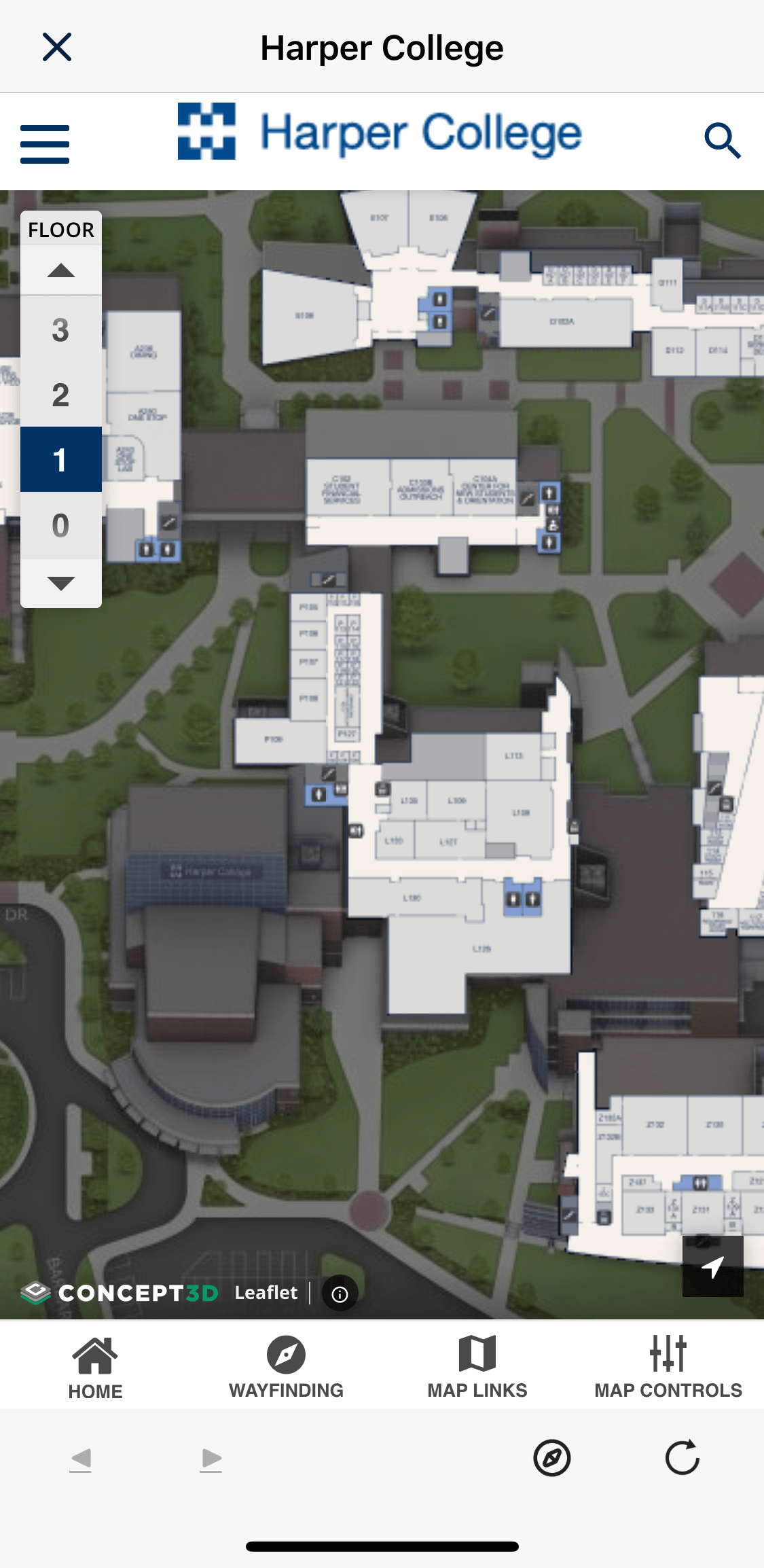 Campus Map Floor Plan Image