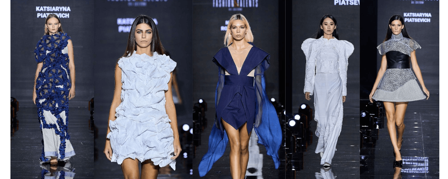 Katsiaryna Piatsevich collection on the runway in Rome