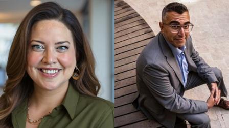 Headshots of Dr. Claire Brady and Dr. Vala Afshar