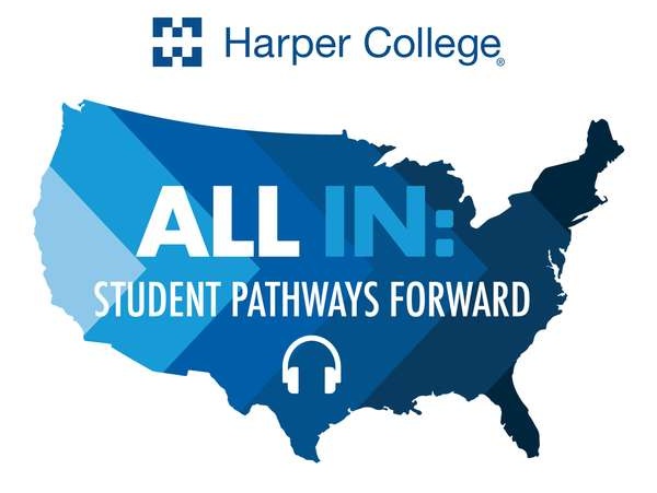 Logo for All In: Student Pathways Forward and Harper College