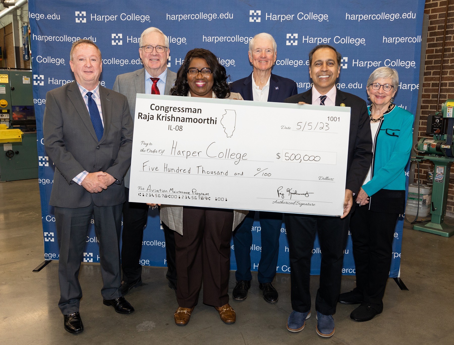 Aviation Maintenance Program Grant Rep. Raja Krishnamoorthi Avis Proctor Board of Trustees