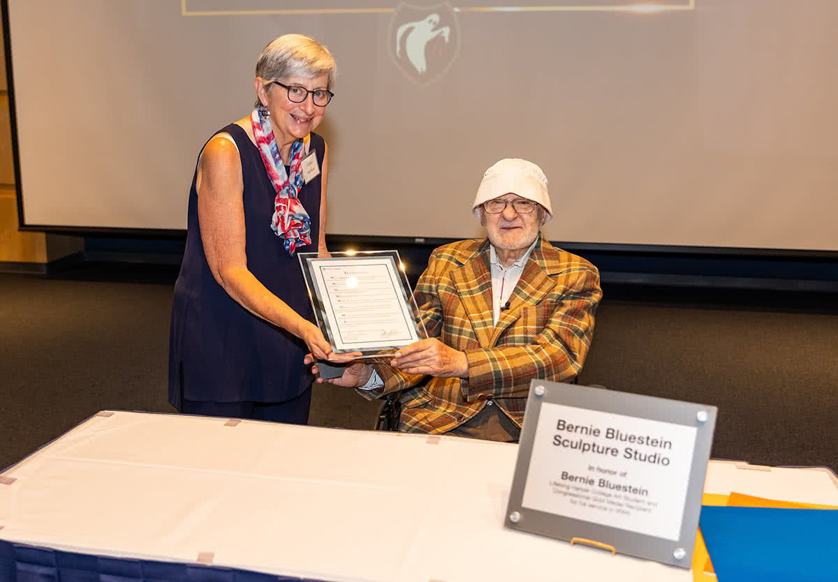 Bernie Bluestein Congressional Gold Medal Event Pat Stack Harper College Board of Trustees Chair