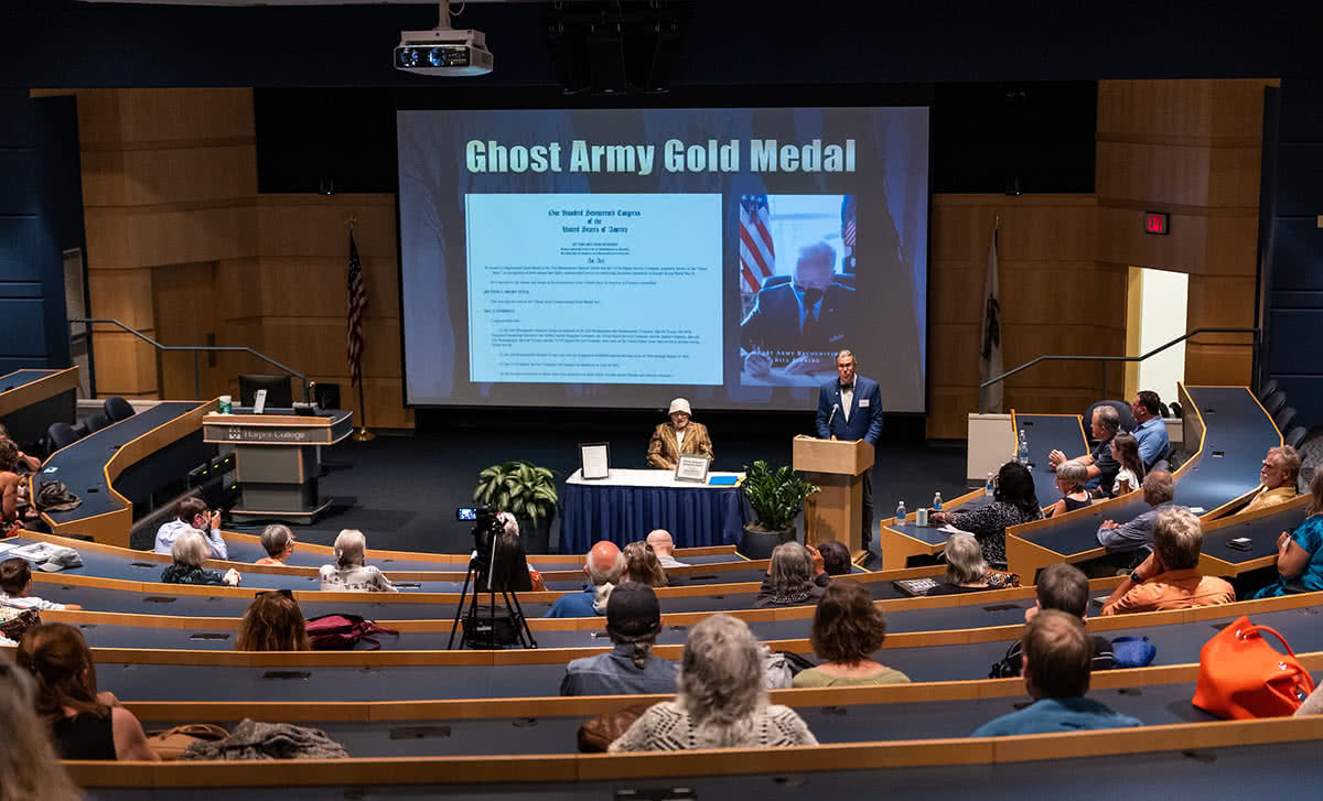 Bernie Bluestein Congressional Gold Medal Event Rick Beyer Ghost Army Legacy Project