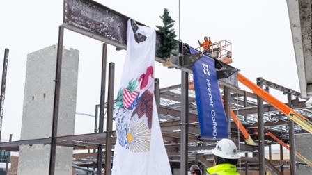 Beam placed on Canning Student Center