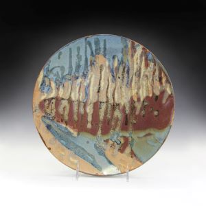 Plate to be sold at Clay Guild Pottery Sale