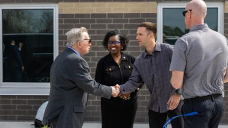 Sen. Dick Durbin visits Harper College