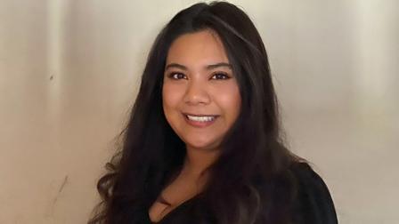 Harper College student Esmeralda Zamora