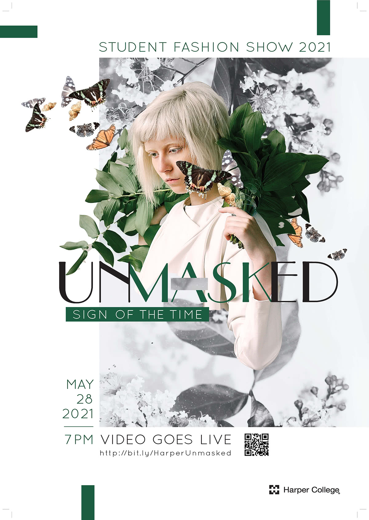 Unmasked Fashion Show Poster