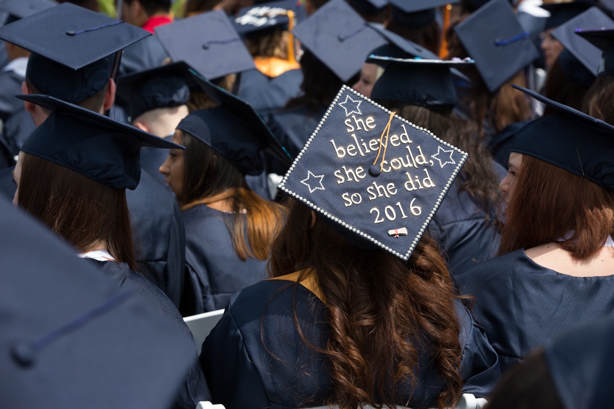 Harper College graduation