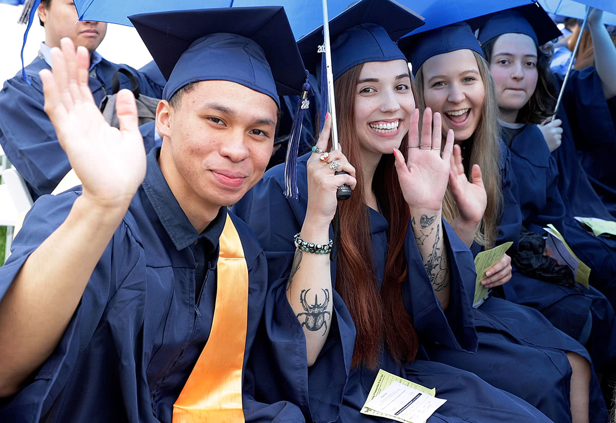 Graduates celebrate