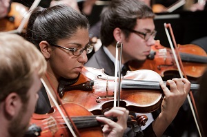 Harper Symphony Orchestra performing
