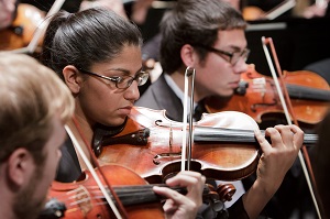 Harper Symphony Orchestra performing