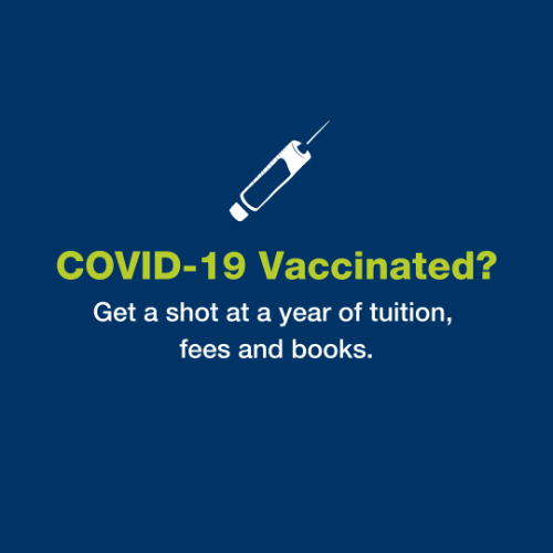Get your shot at a year of tuition fees and books Get your shot at a year of tuition fees and books