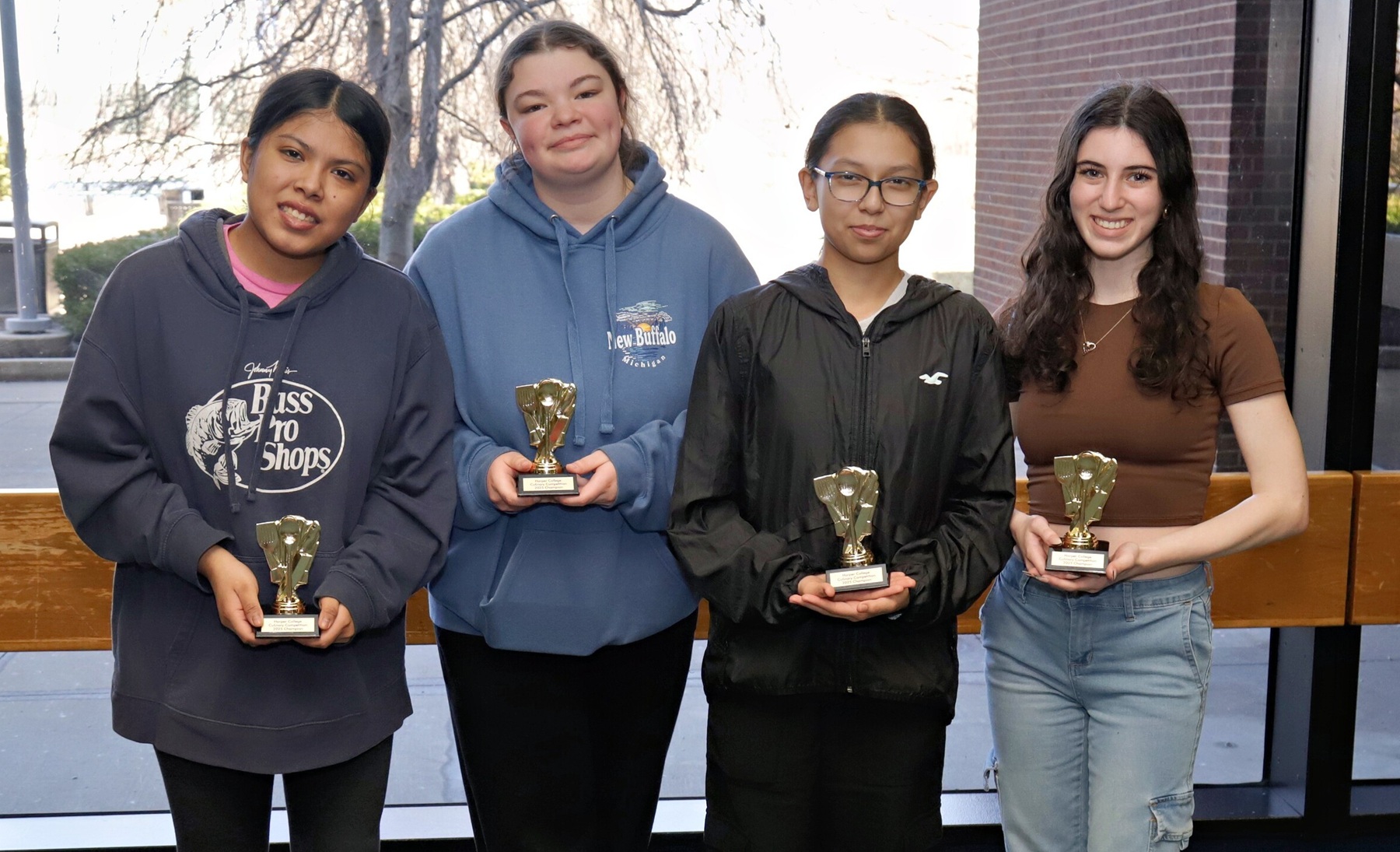 A team from Buffalo Grove High School took home the District 214 title at the Harper College Culinary Competition