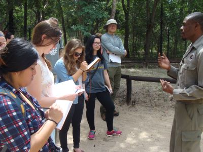 Harper students study abroad in Zimbabwe