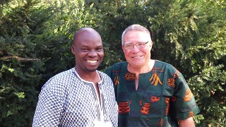 Fulbright Scholar-in-Residence Jimrex Byamugisha with Dr. Ender