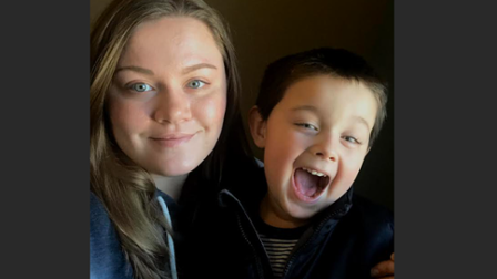 Katie Ruiz and son Dante