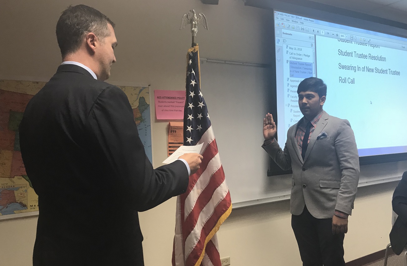 Lavleen Mal getting sworn in