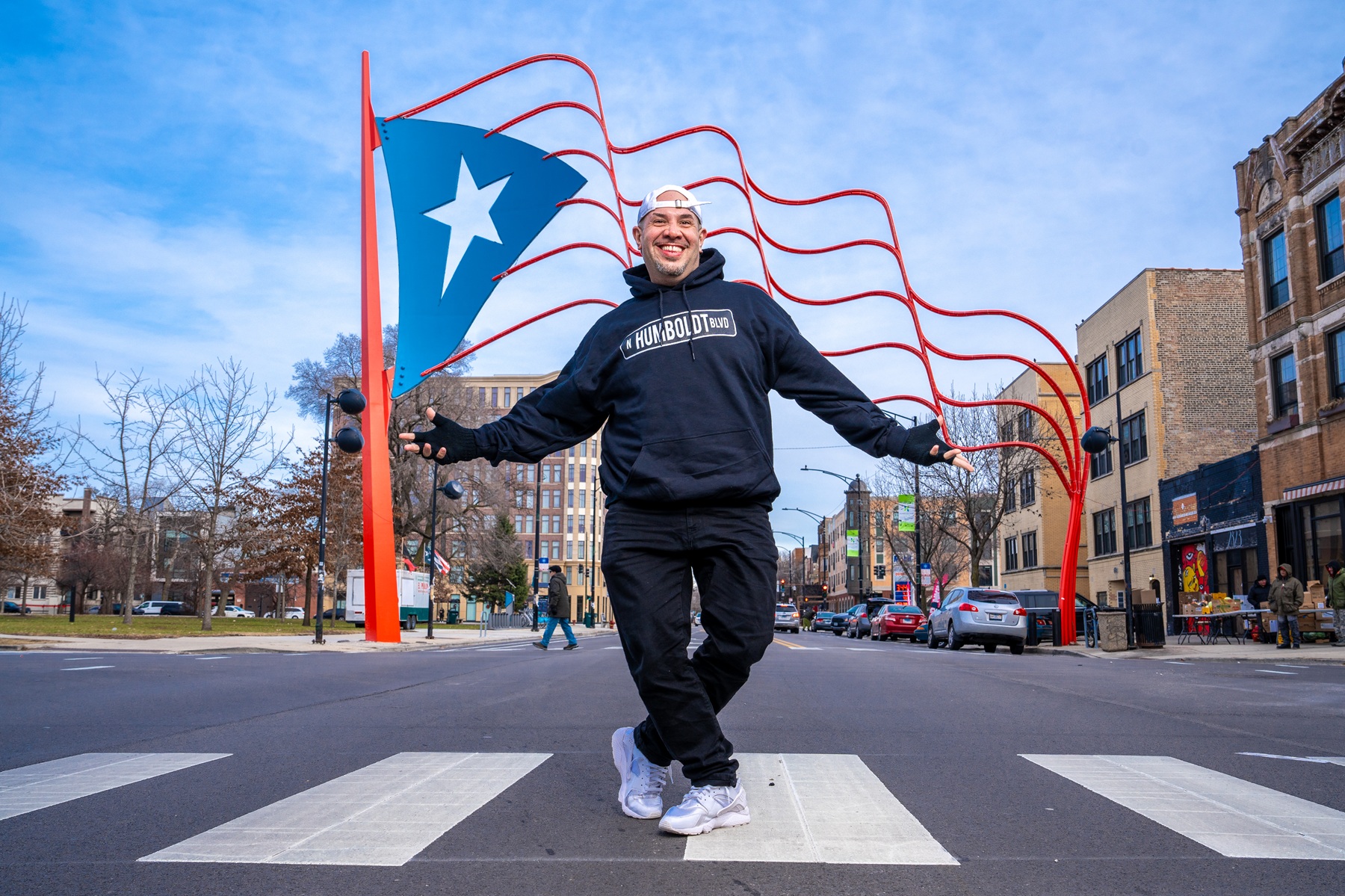 Lyrik Cruz HSI Week Choreographer and dancer Lyrik Cruz poses in Humboldt Park