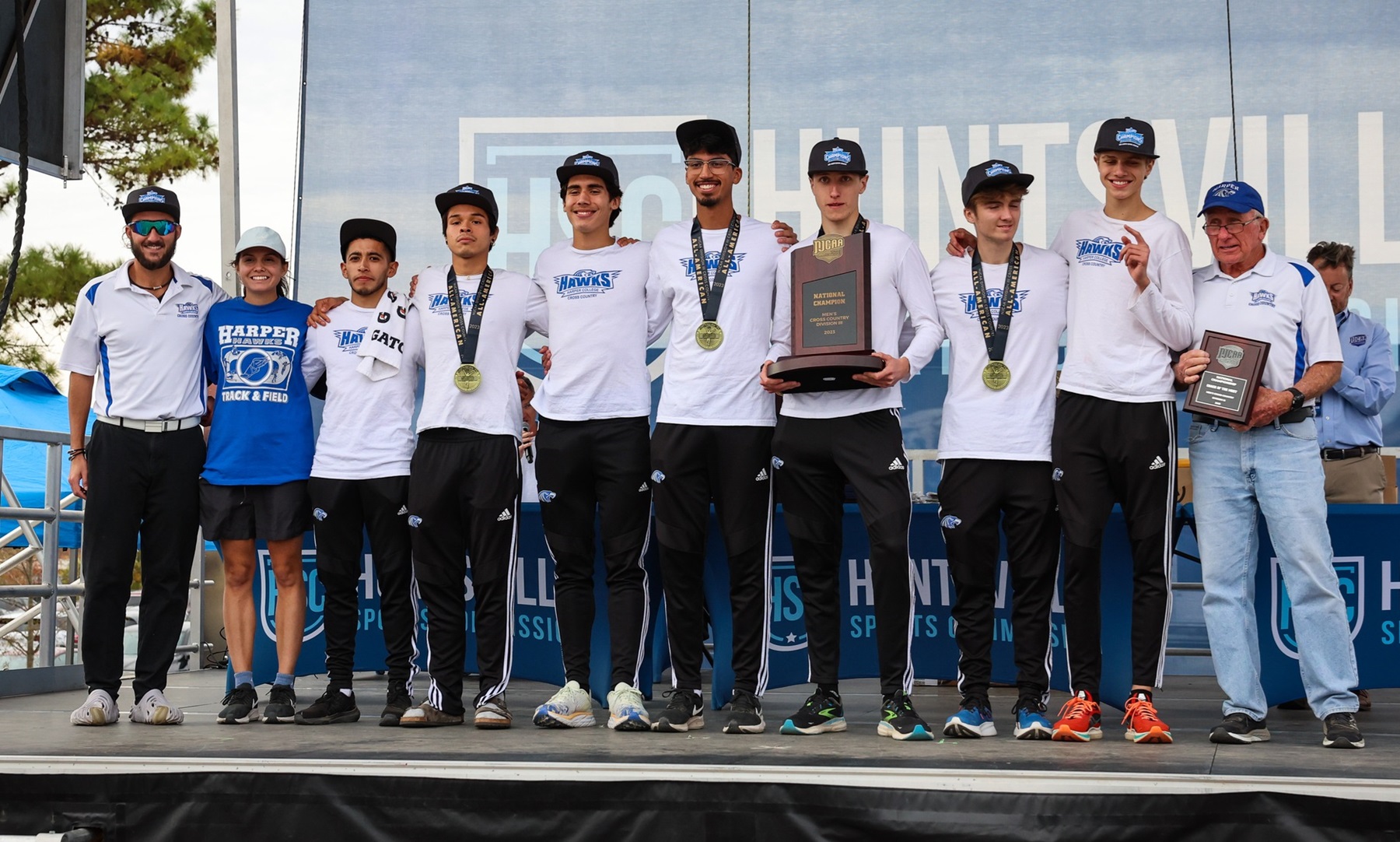 Harper College's Men's Cross Country Team won the 2023 Division III National Championships.