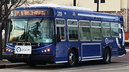 Image of a Pace bus