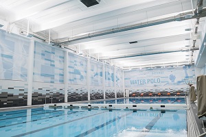 Renovated pool in the Health and Recreation Center