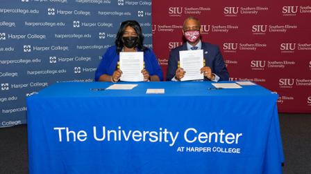 SIU Harper Signing Table