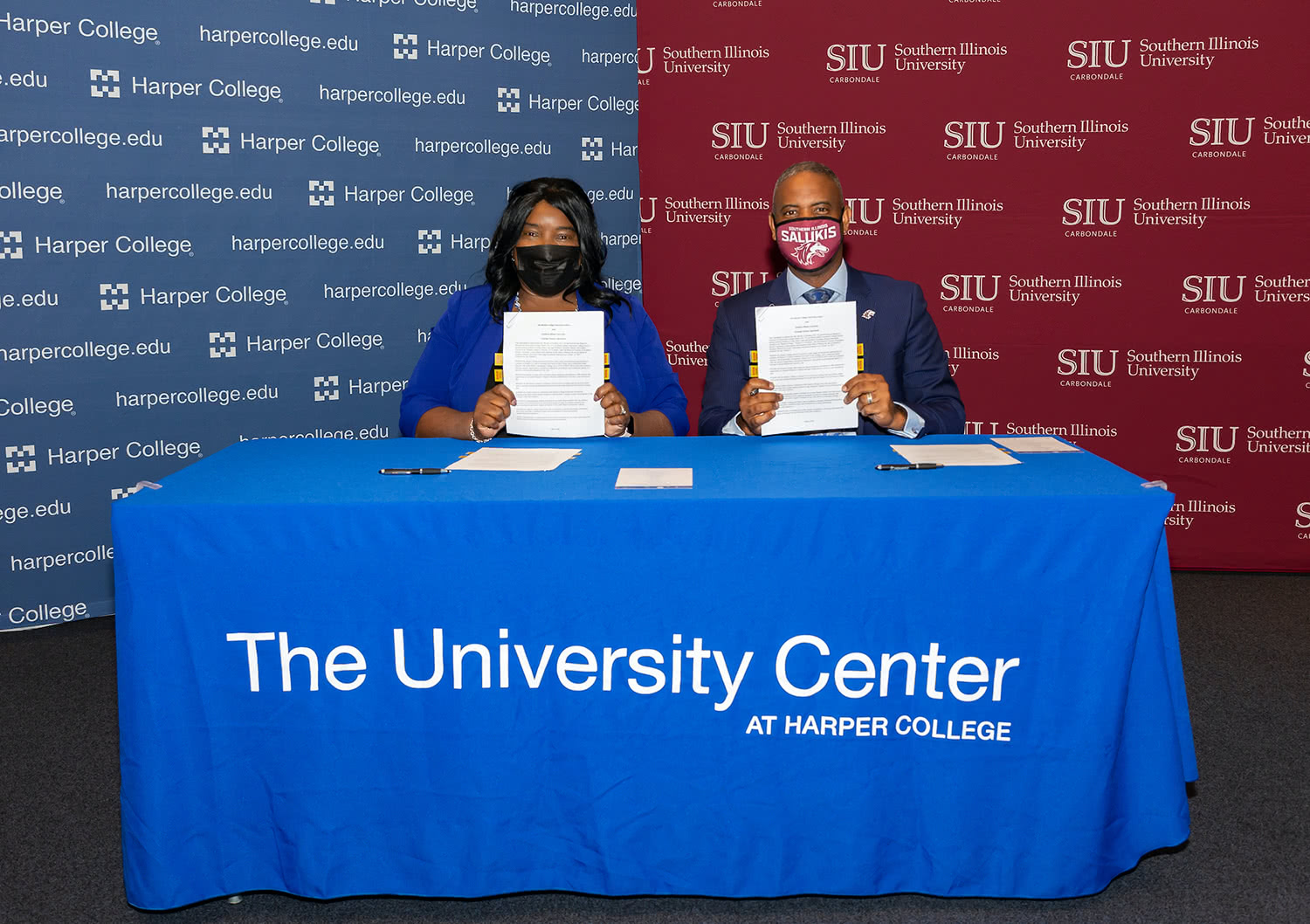 SIU Harper University Center and Saluki Step Ahead Signing