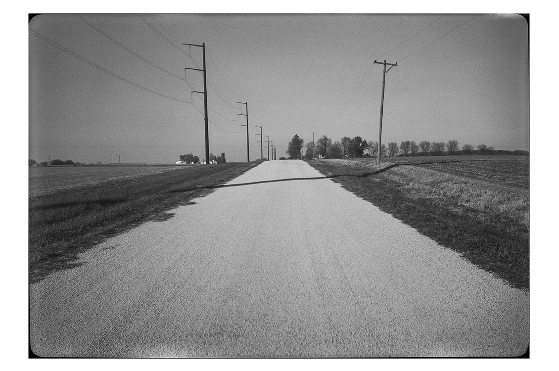 photograph of an empty road