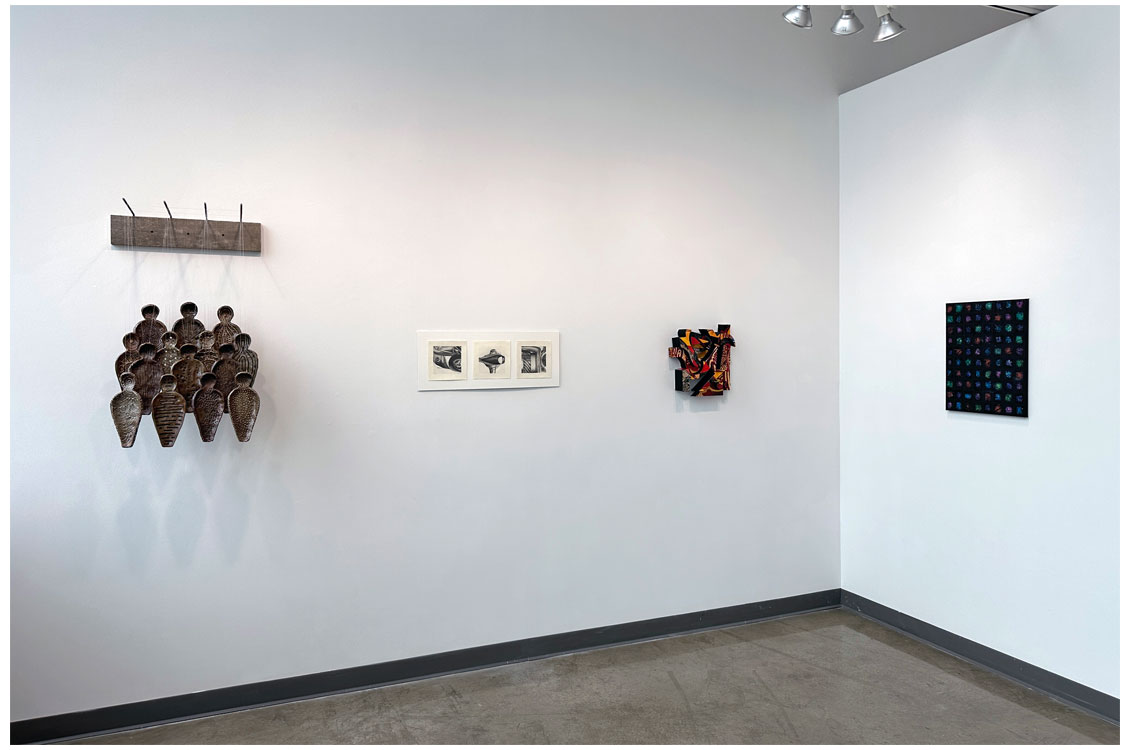 interior view of gallery corner