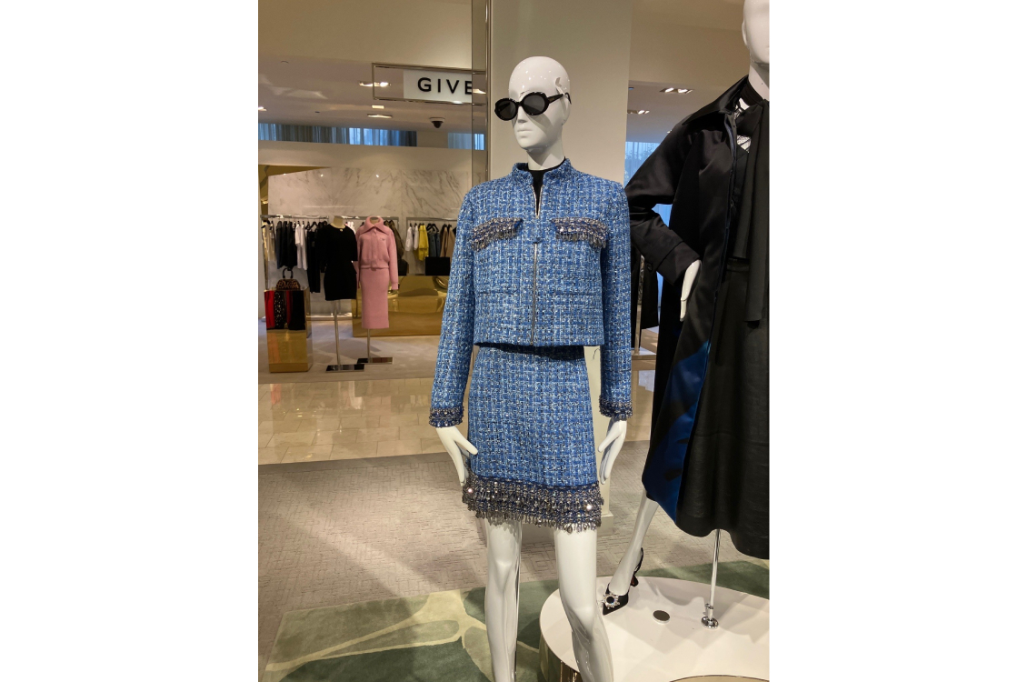 Luxury visual display at Neiman Marcus.