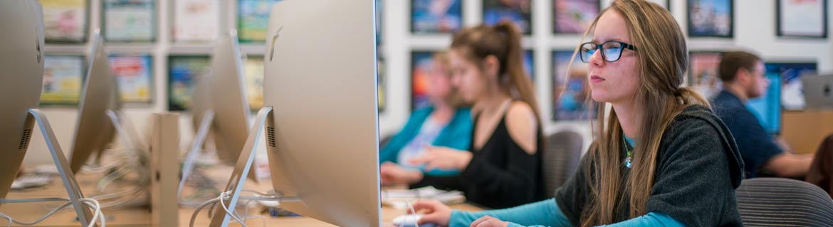 Student browsing web