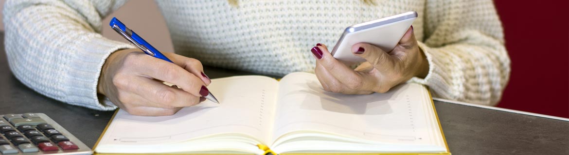 Women traversing a book