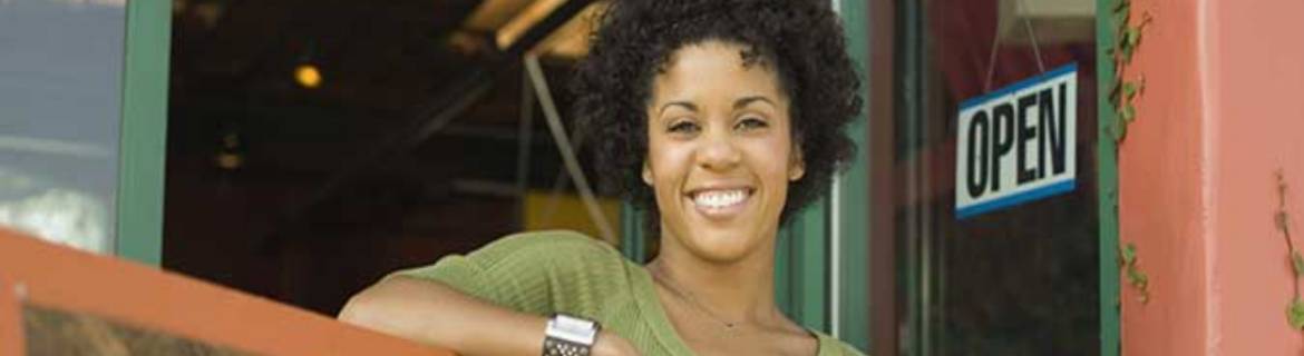 Front facing photo of a woman smiling 
