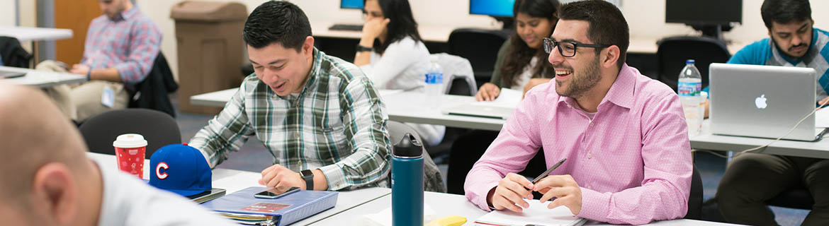 Students in a classroom setting