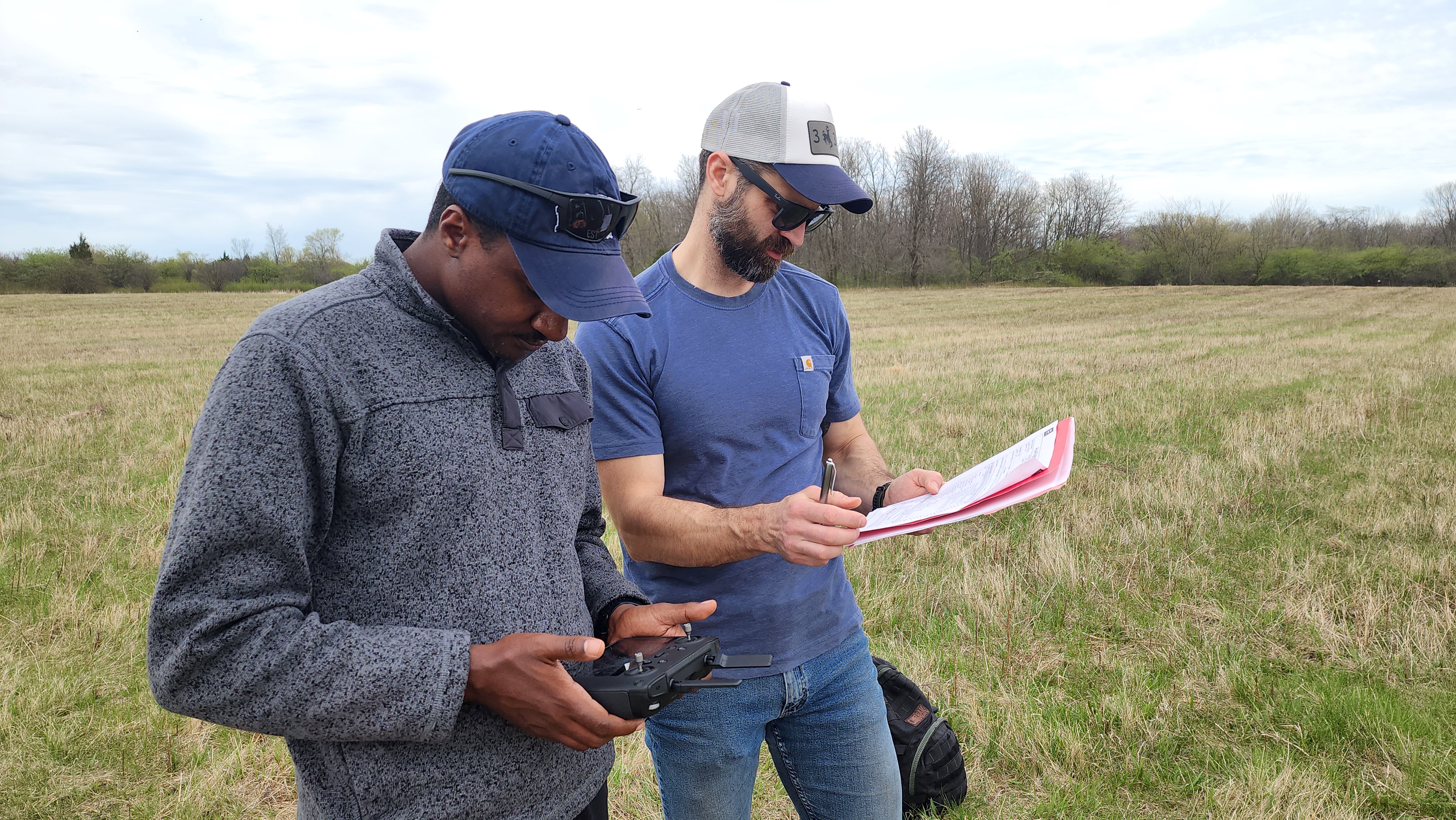 Experiential learning drone mapping mission, Spring 2025