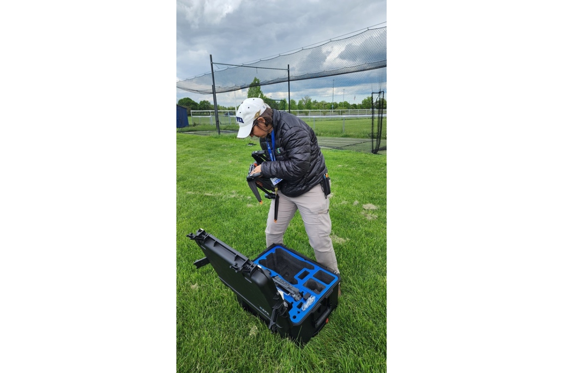 Field testing the new DJI Matrice 30T drone. Spring 2024.