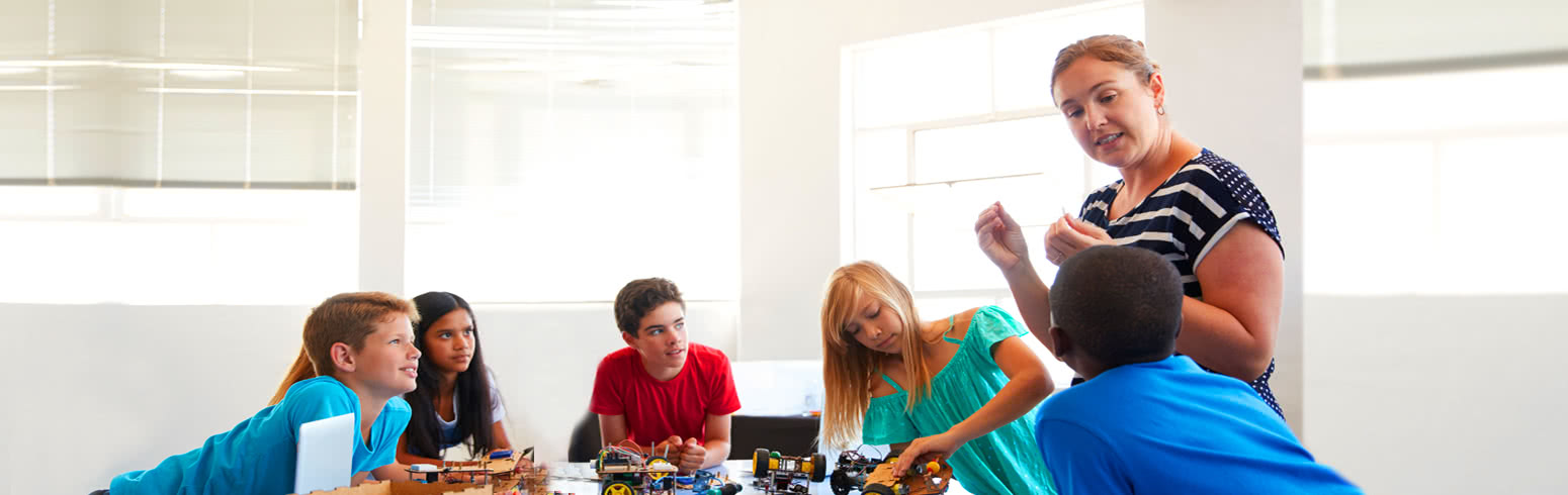 Students in a classroom setting