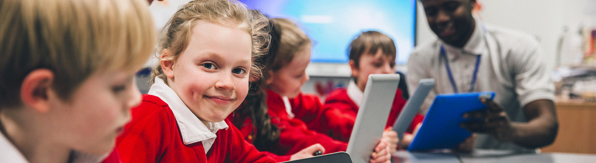  Front-facing photo of girl student