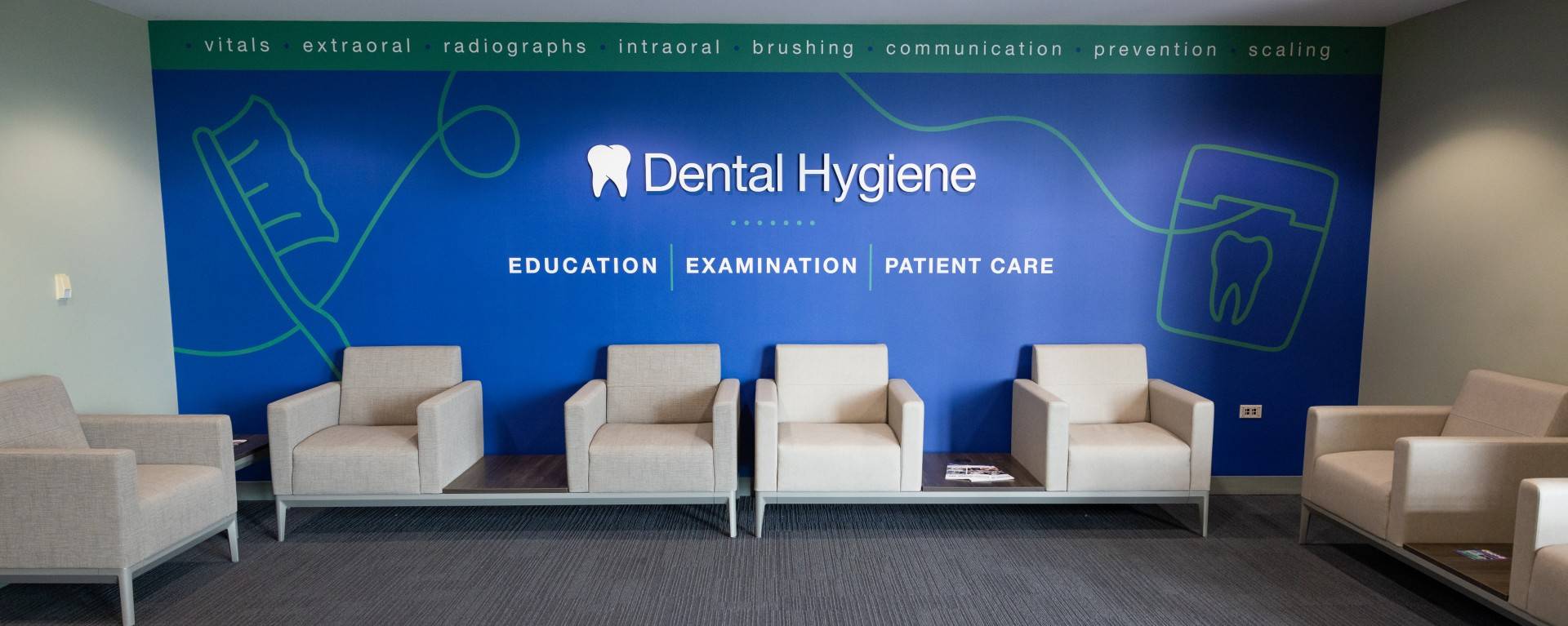 Dental clinic waiting area