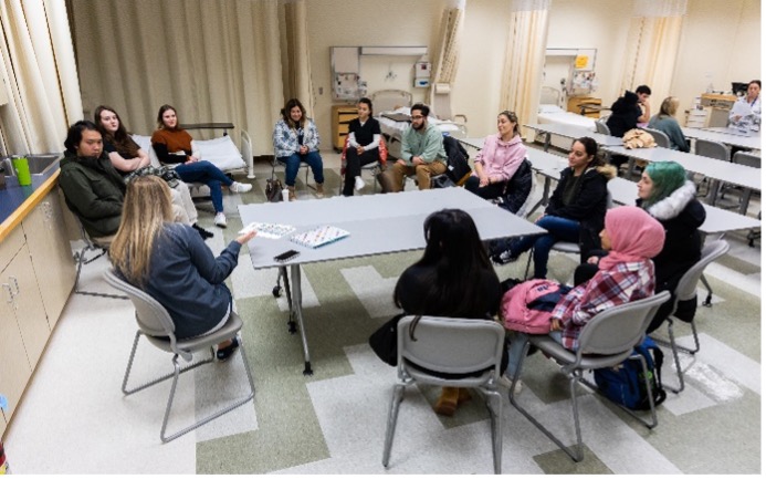 Group of students in meeting