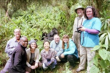 Group of faculty in the jungle