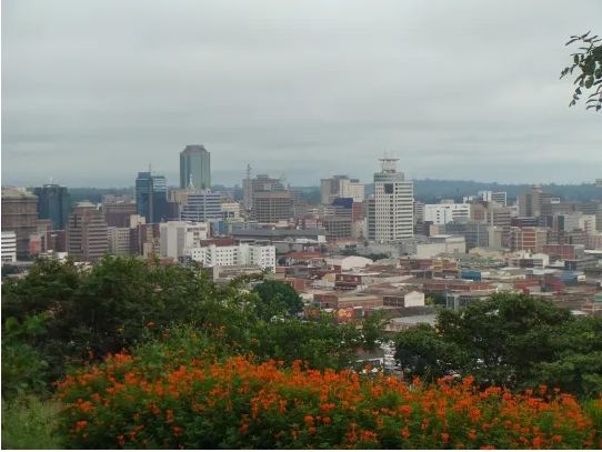 View of Harare from its highest point
