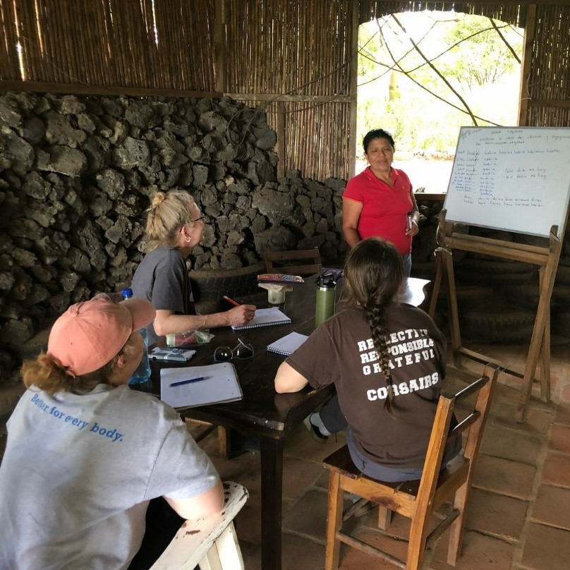 Johanna, a teacher in Nicaragua, teaching her class